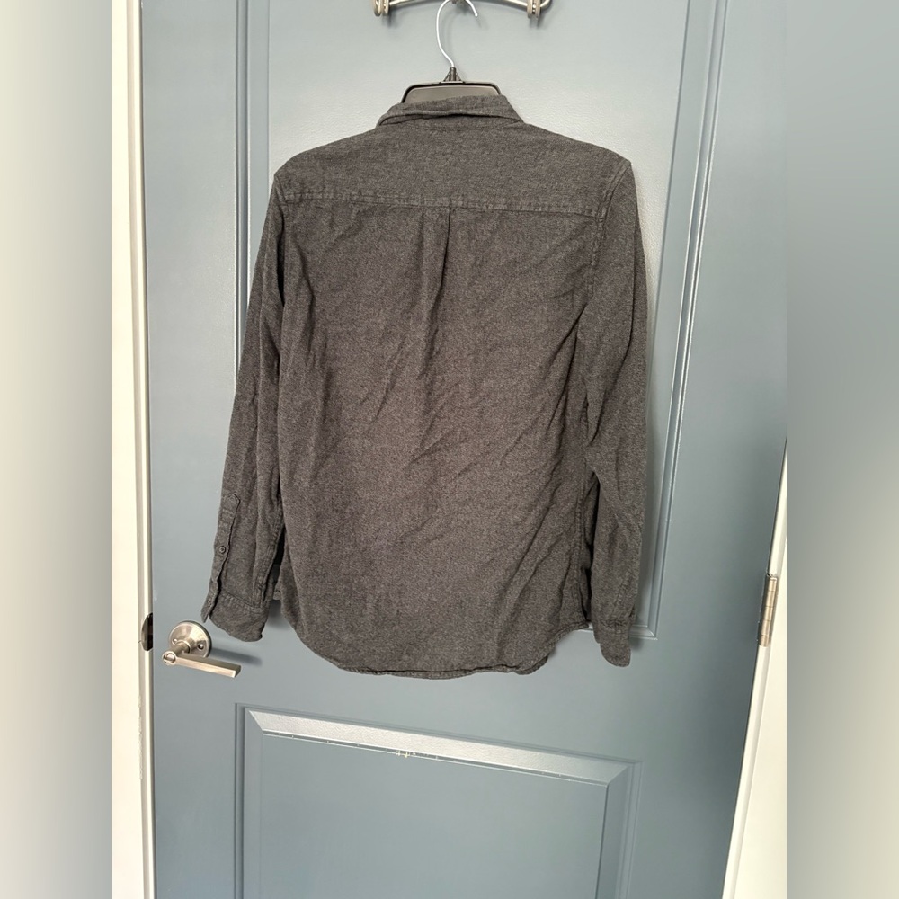 14th & Union Charcoal Textured Men’s Shirt 100% cotton - Picture 2 of 6